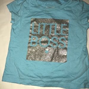 Girls 12-18 months little boss t shirt